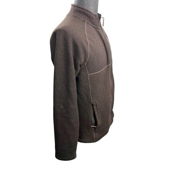 Smartwool Fleece Jacket Size S Brown Wool Blend Full Zip Outdoor Athletic Wear - Picture 2 of 7